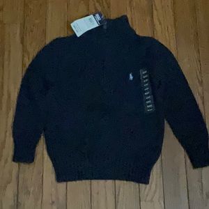 NWT Polo Ralph Lauren quarter zip Long-Sleeve Interlock Pullover